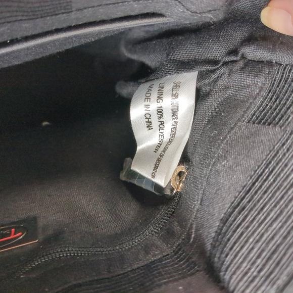 Talbots Black And Gold Butterfly Handbag - Picture 9 of 10